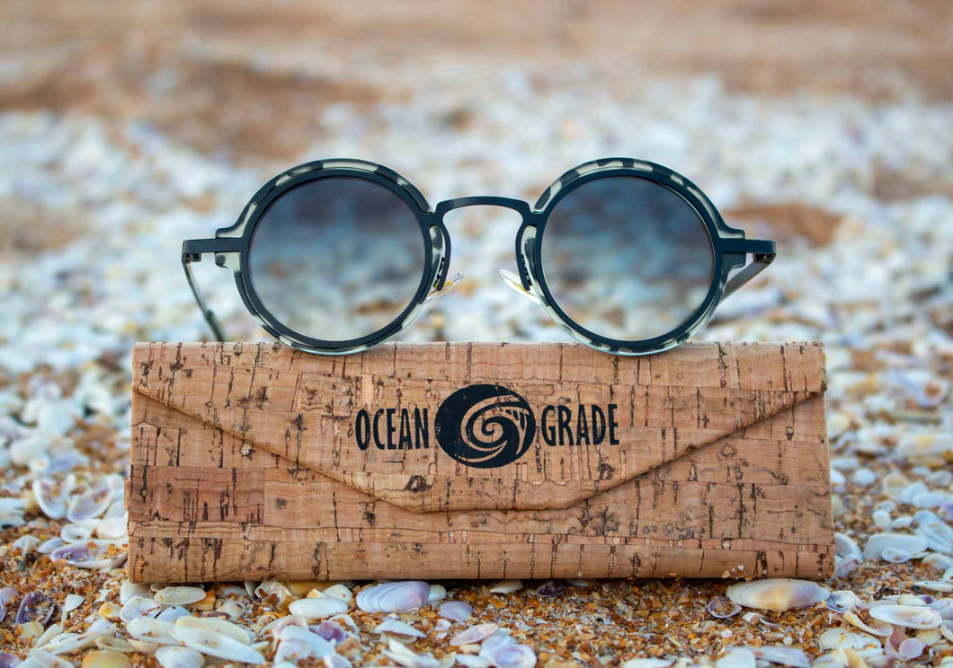 Muse Blue Shell - Recycled Polarized Sunglasses - oceangrade