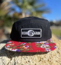 Load image into Gallery viewer, Flower Red OG 5-Panel Hats